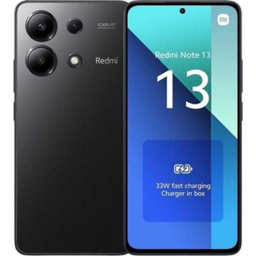 SMARTPHONE XIAOMI REDMI NOTE 13 4G 8GB/256GB DS 6.7"(MZB0FYBEU) BLACK